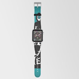 "We're all MAD here" - Alice in Wonderland - Teapot - 'Alice Blue' Apple Watch Band