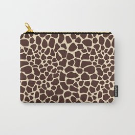 Giraffe print Carry-All Pouch | Safari, Nature, Drawing, Giraffe, Summer, Pattern, Exotic, Camouflage, Zoo, Fabric 