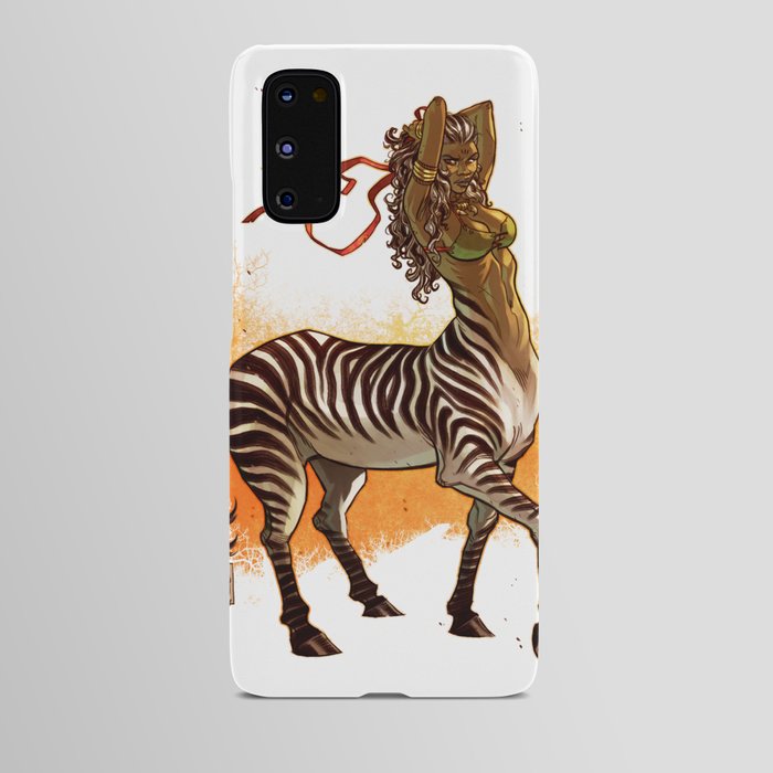 AFRO LADY CENTAUR Android Case