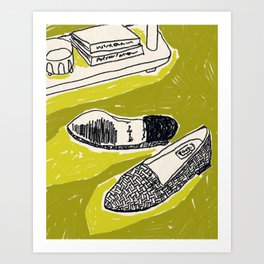 Thrift Shoes Art Print