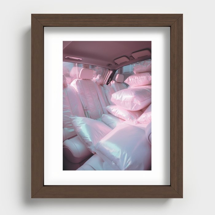 Want a ride? Recessed Framed Print