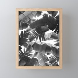 Banana Leaves Summer Jungle #3 #tropical #wall #art #society6 Framed Mini Art Print