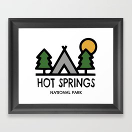 Hot Springs National Park Framed Art Print