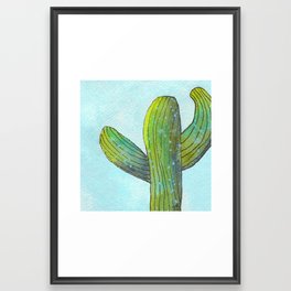 Saguaro Salute Framed Art Print
