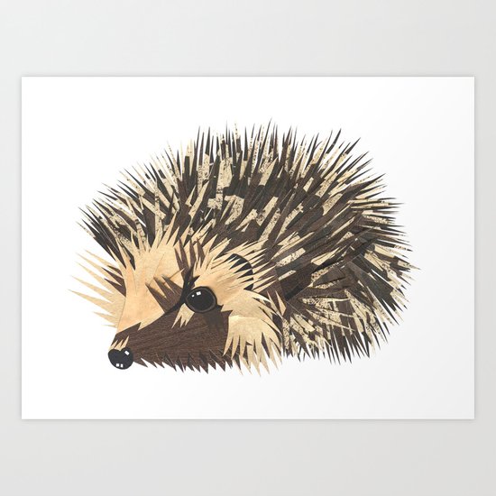 Little Hedgehog Art Print