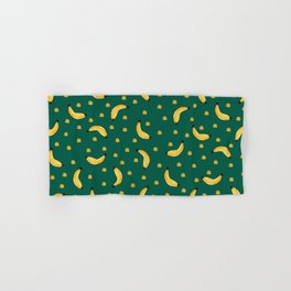 Cute Green Banana Fruit Lover Print Pattern Hand & Bath Towel