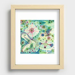Ink Washes Recessed Framed Print