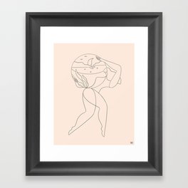 The day she realized she could Framed Art Print