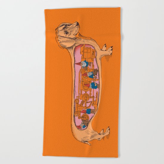 Secrets of the Dachshund Beach Towel