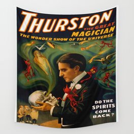 Thurston The Great Magician - Spirits Wall Tapestry
