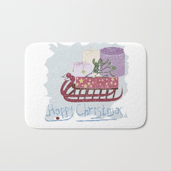 Retro . Vintage. . The Feast Of The Nativity . Bath Mat