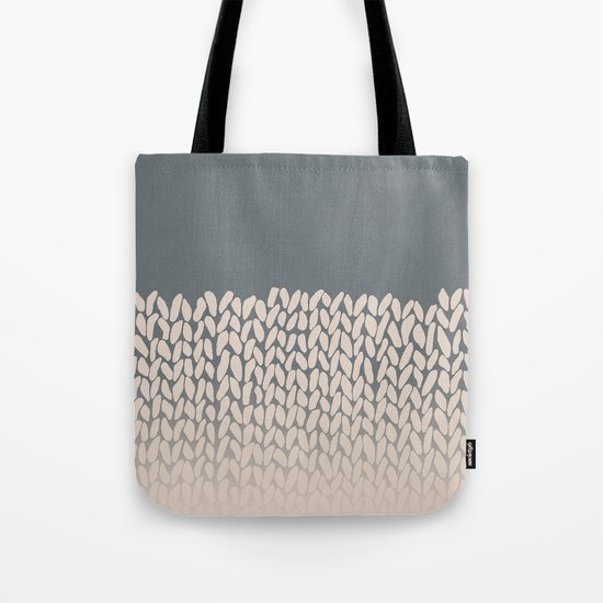 Half Knit Ombre Nat Tote Bag