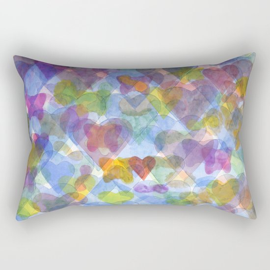 Having butterflies in one's stomach Rectangular Pillow