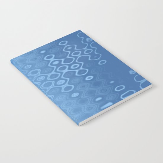 Lost in Dots (air & water blues) Notebook