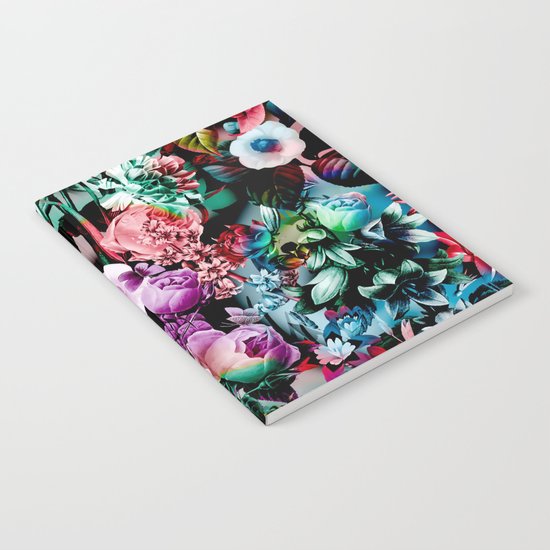 Multicolor Floral Pattern Notebook