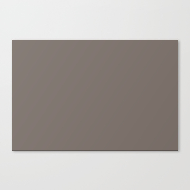 Behr Paint Kindling Brown Gray N200 6 Trending Color 2019 Solid Color Canvas Print By Simplysolids Society6