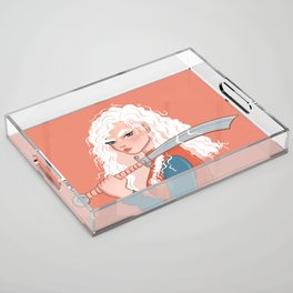 She Is Fierce Acrylic Tray