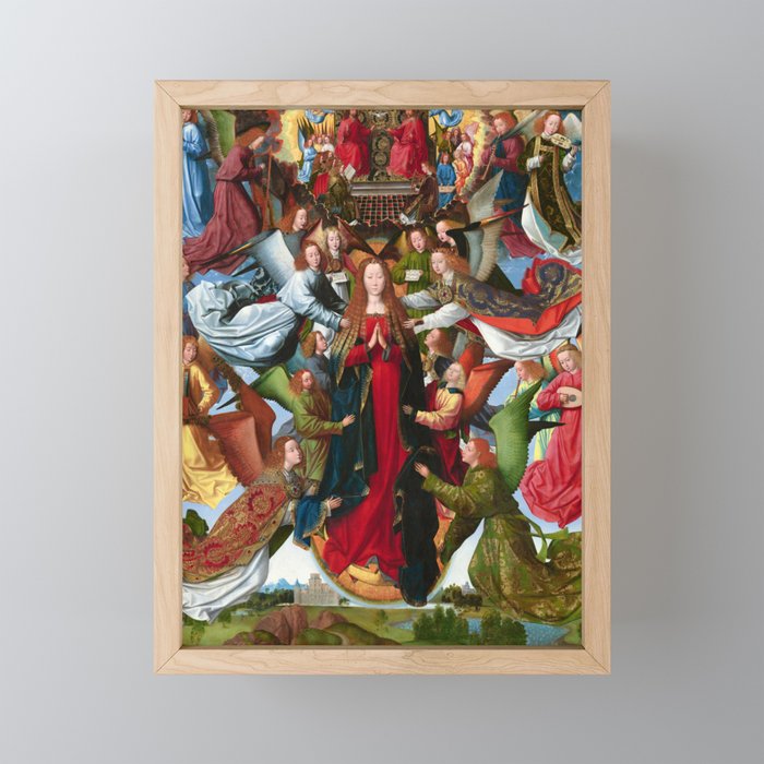 Virgin Mary, Queen of Heaven by Master of the Saint Lucy Legend Framed Mini Art Print