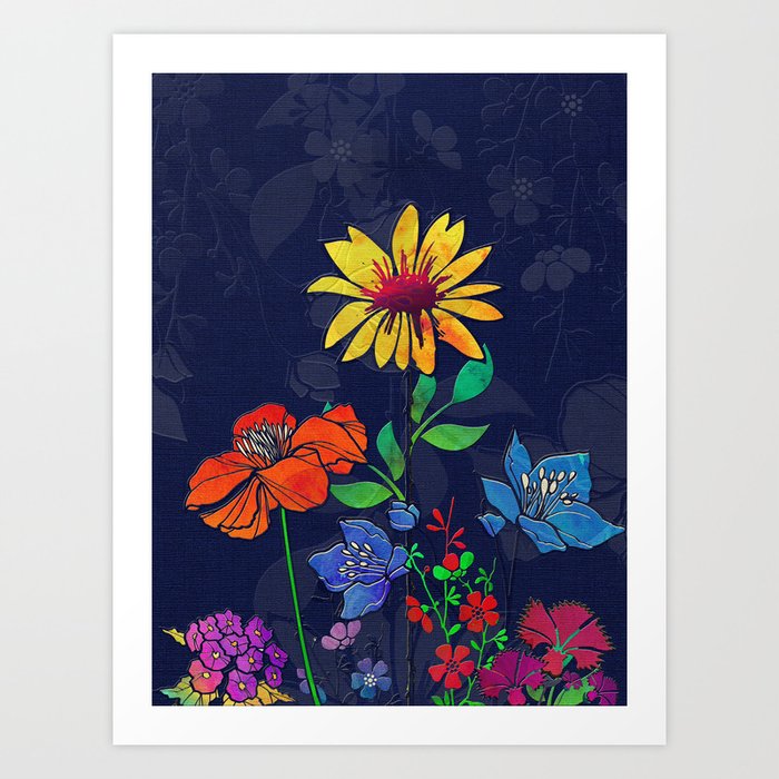 Flower Tales 6 Art Print