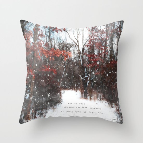 Barefoot Throw Pillow