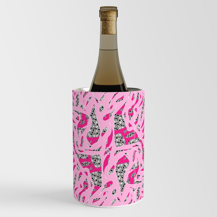 Light Pink Skullie Bombshell  Wine Chiller