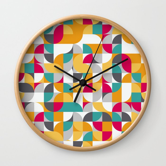 vector Design Deco. Wall Clock