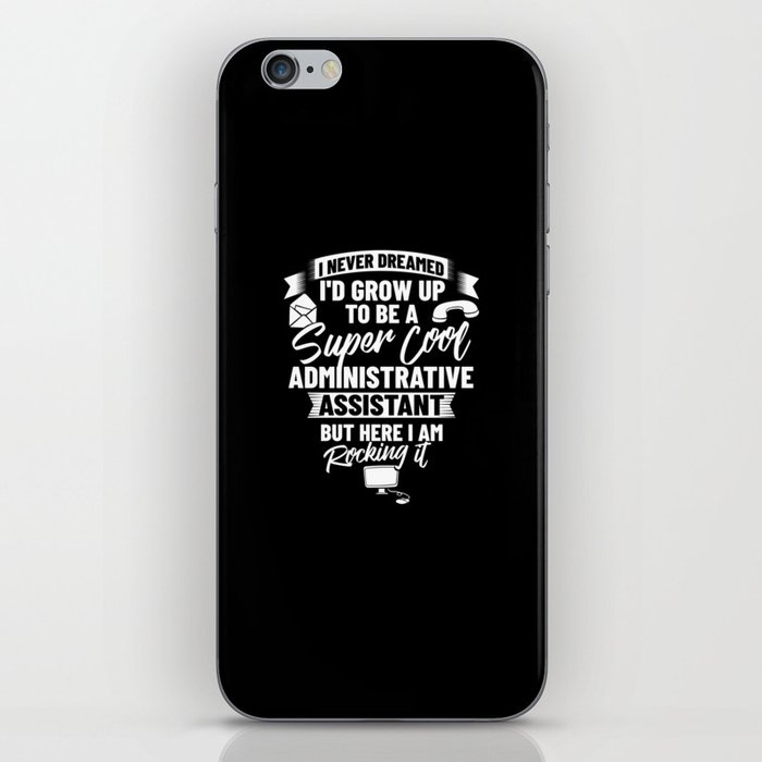 Administrative Assistant Admin Legal Training iPhone Skin