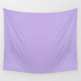 Periwinkle Purple Solid Color Popular Hues Patternless Shades of Purple Collection - Hex #BFA9E0 Wall Tapestry