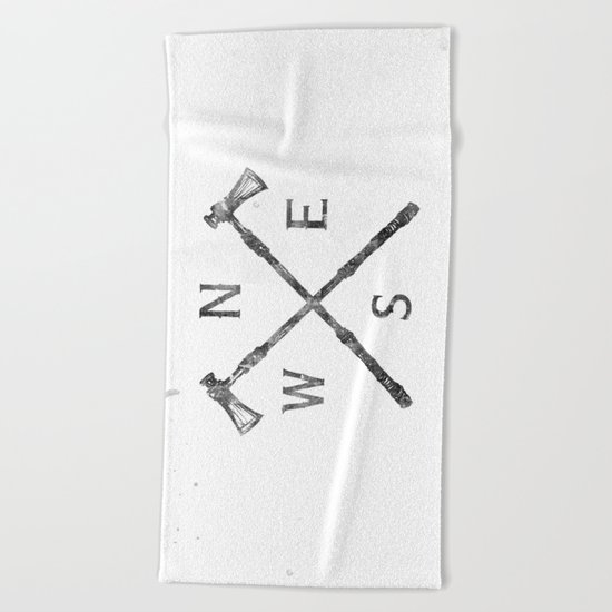 compass Beach Towel