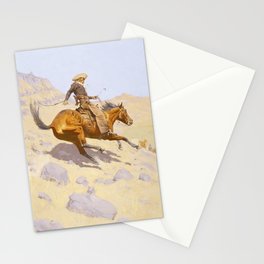 The Cowboy by Frederic Remington Stationery Card