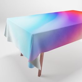 Spiritual Red And Blue Aura Gradient Ombre Sombre Abstract  Tablecloth
