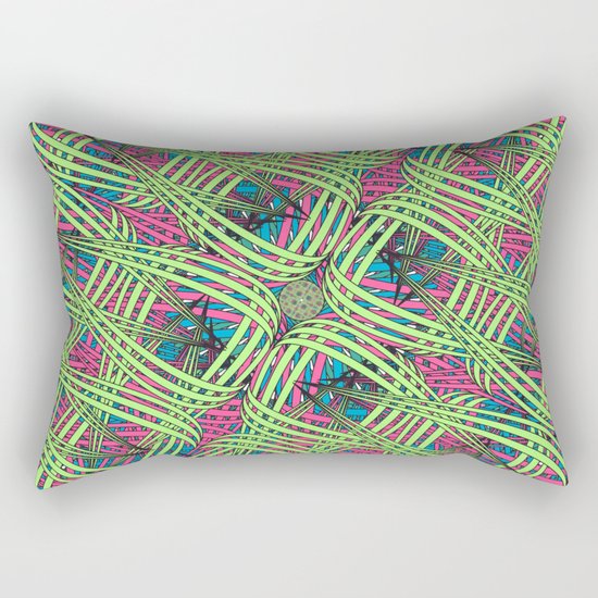 Multicolored Rectangular Pillow