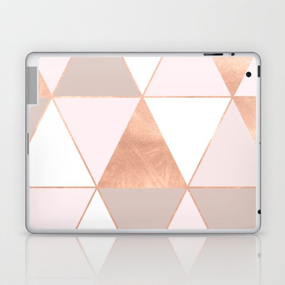 GEO TIKKI - ROSEGOLD PASTEL Laptop & iPad Skin