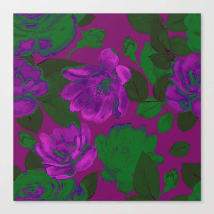 Floral pattern Canvas Print