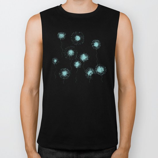Floating Flora Biker Tank