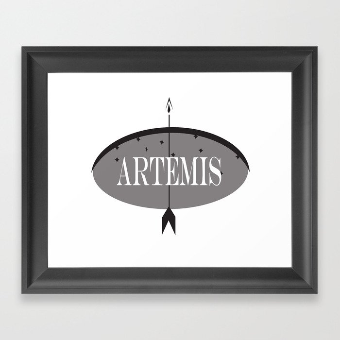 Artemis Logo Framed Art Print