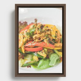 Food Photography Framed Canvas