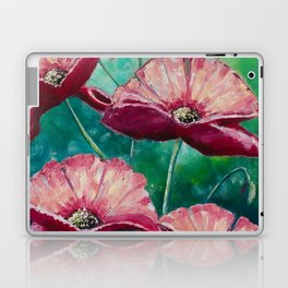 Opium Poppies Oil Painting Laptop & iPad Skin