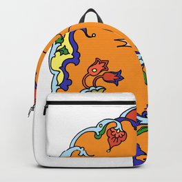 Loverbirds Backpack | Youthful, Giftcard, Persianpainting, Bestgift, Highestratedesign, Painting, Birds, Digital, Animal, Birdspattern 