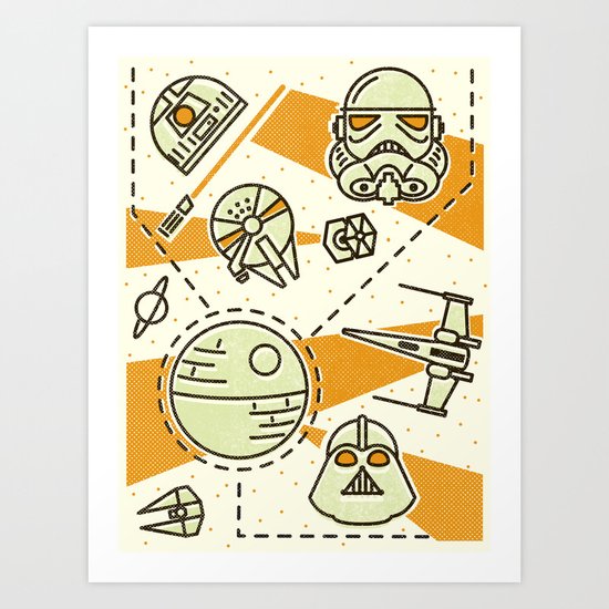A Long Time Ago Art Print