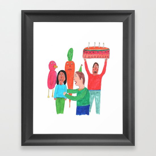 Happy Birthday! Framed Art Print