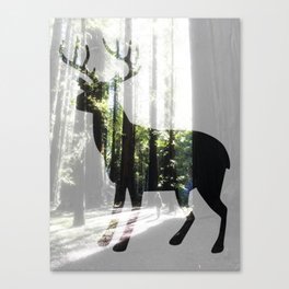 Elk Forest Canvas Print