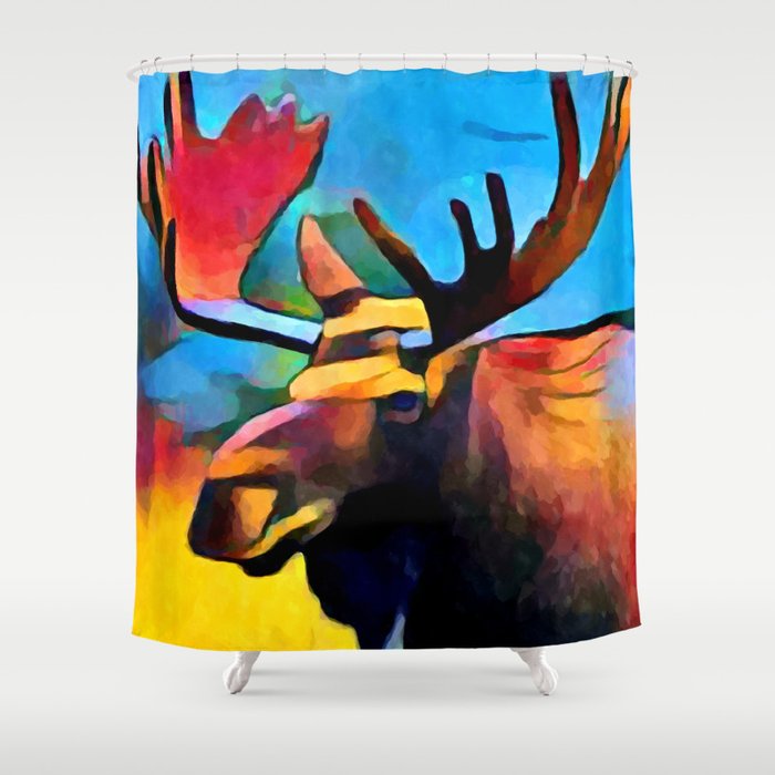 Moose Shower Curtain