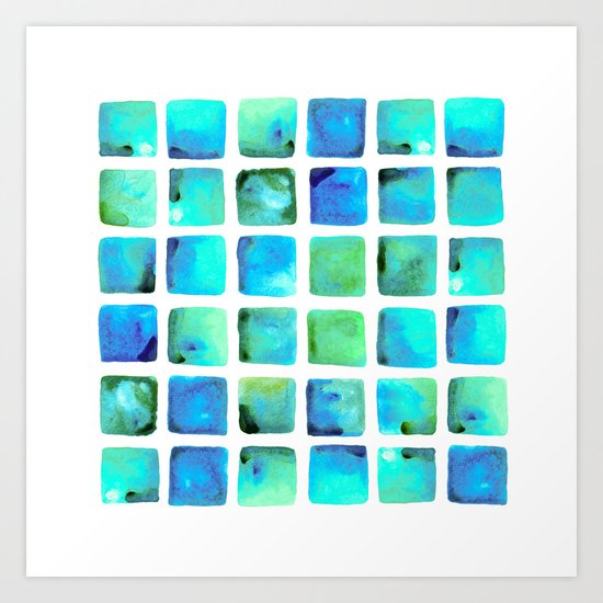 Seaweed Glow Art Print