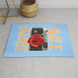 Smile and Love Rug