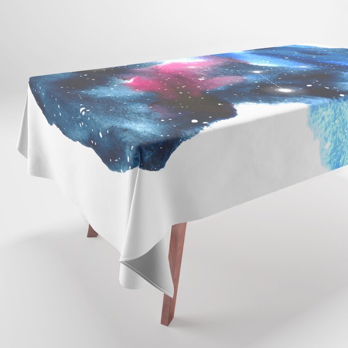 Cancer Zodiac Sign - Watercolor Star Constellation Tablecloth