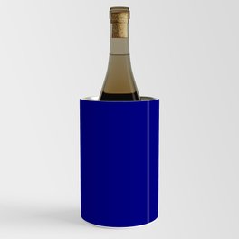 Modern Navy Blue Simple Color Collection Wine Chiller