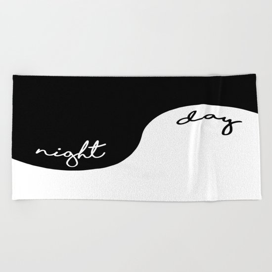 Night & Day Beach Towel