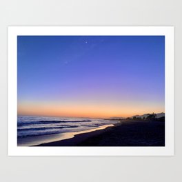 Carpinteria Beach Sunset Art Print