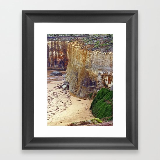 Cliff Hanger Framed Art Print